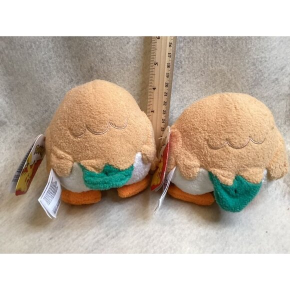 Pokémon Rowlet Plush Toy Set Of 2 By Jakks Pacific - Picture 3 of 6